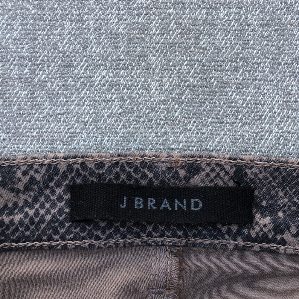 NWOT! - J BRAND ‘LILLIE’ High-Rise Coated Boa Snakeskin Skinny Jeans - Picture 5 of 8
